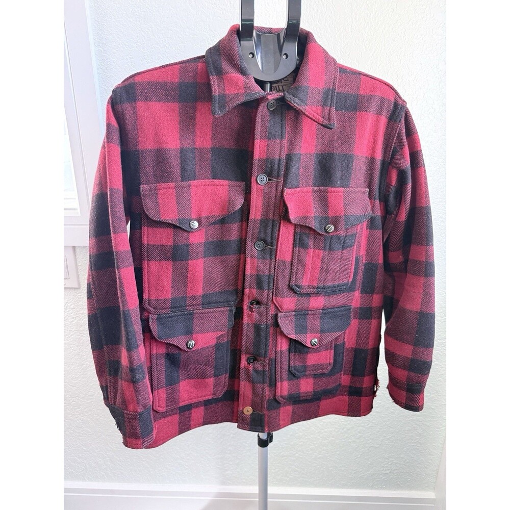 Vintage Filson Mackinaw Wool Buffalo Plaid Cruise Jacket  Union Made Men’s Med